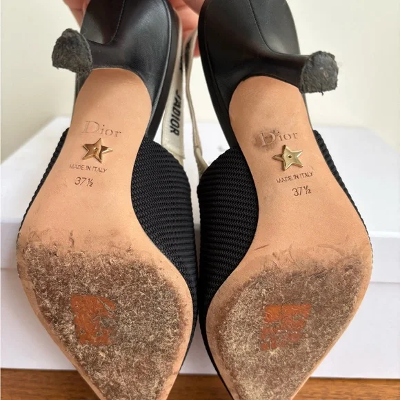Dior Ribbon Slingback Heels - Picture 6 of 9